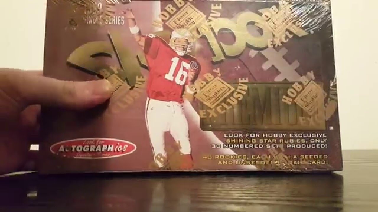 ASMR 1999 Skybox Premium Football Cards Box Break