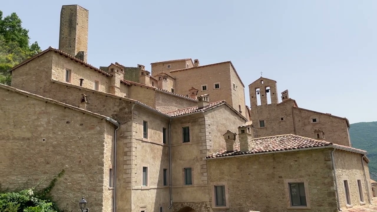 Bells at Castello di Postignano, Umbria, Italy.