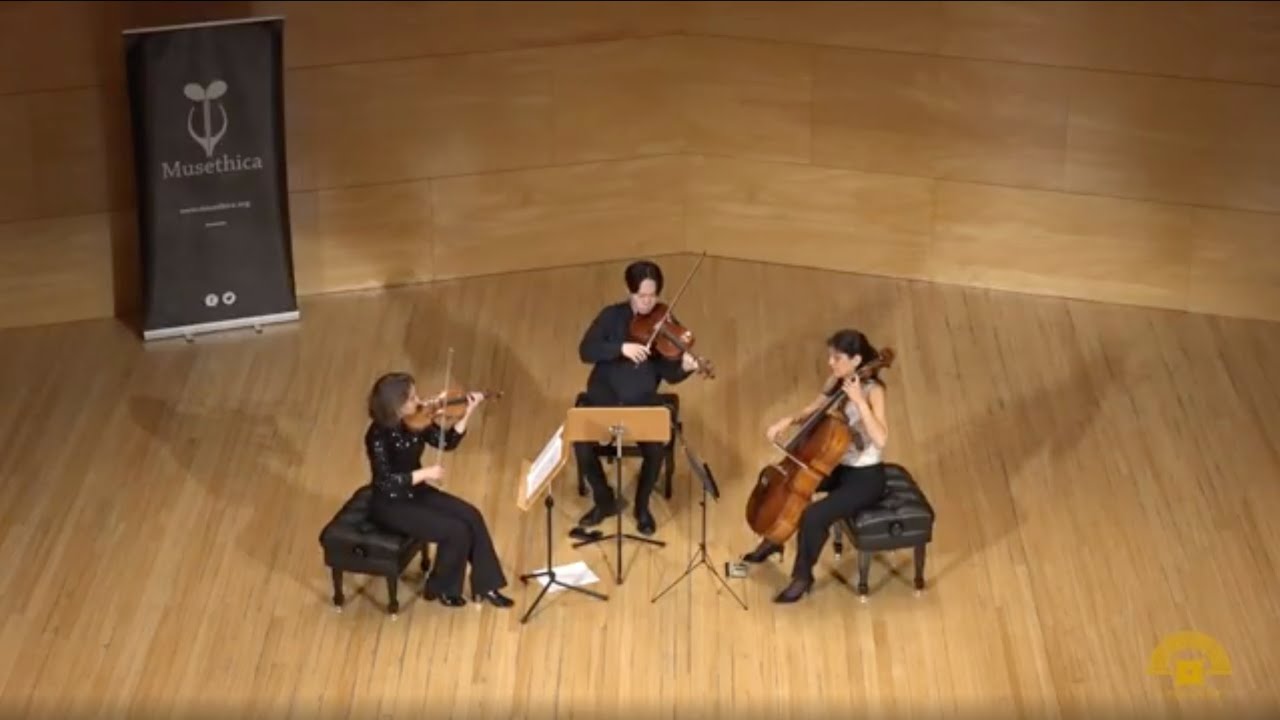 1000+ Concerts | Musethica | Sala Luis Galve Zaragoza | Beethoven String Trio in E-flat Major, Op. 3