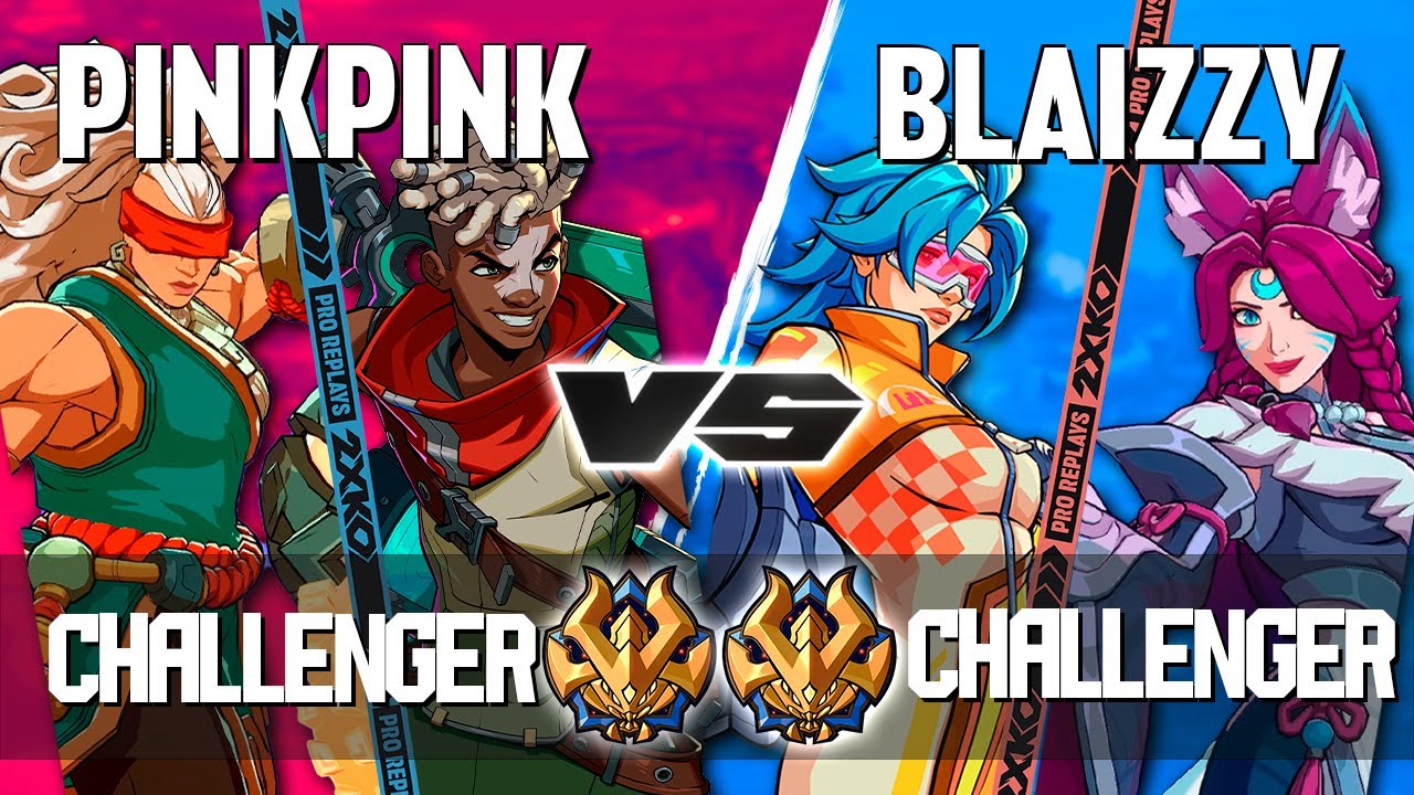 2XKO ▰ PINKPINK (Ekko-Illaoi) vs BLAIZZY (Vi-Ahri) ▰ 2XKO Pro level replays
