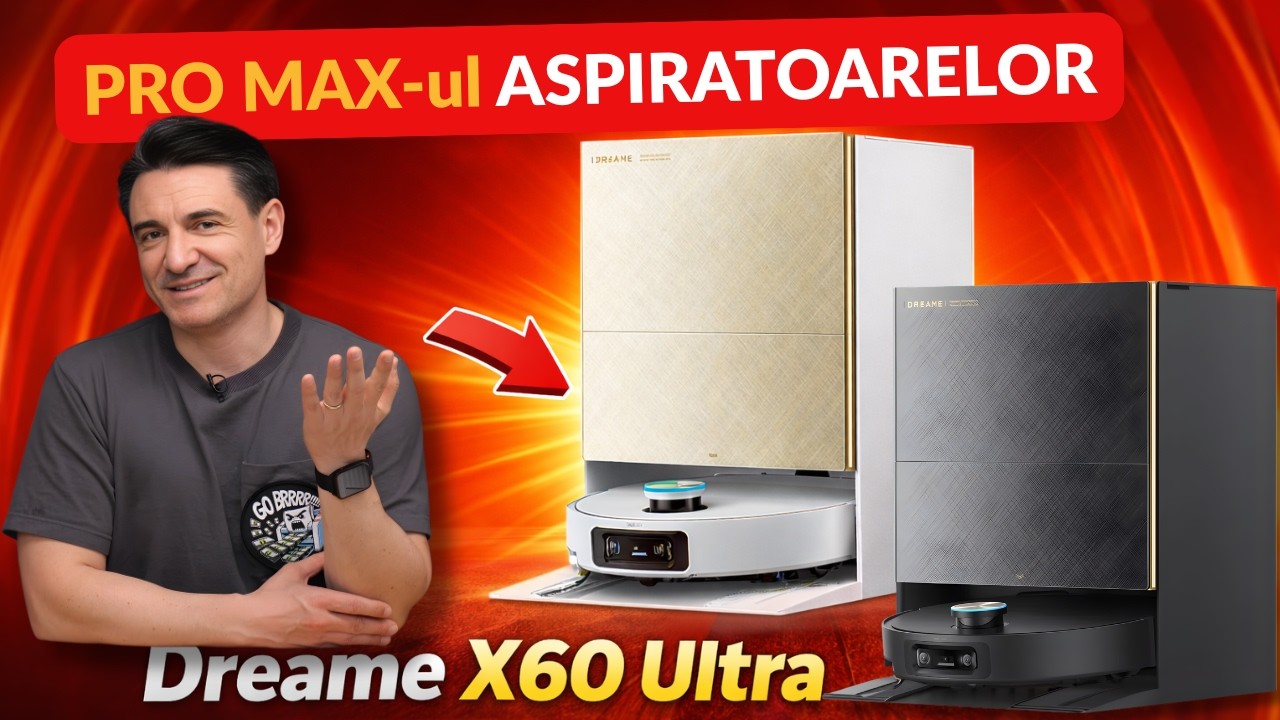 UNDE NICIUN ROBOT NU AJUNS ÎNCĂ?  - DREAME X60 ULTRA COMPLETE
