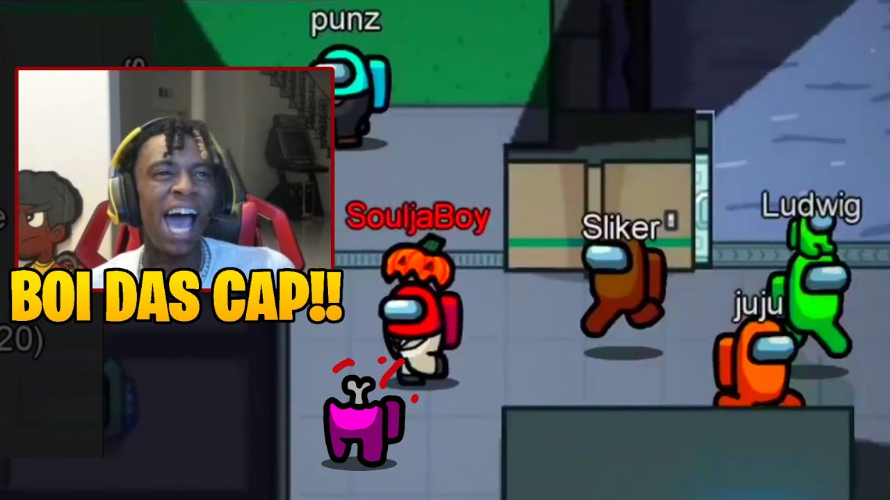 SouljaBoy *FUNNIEST* Among Us Moments! (Impostor and Crewmate)