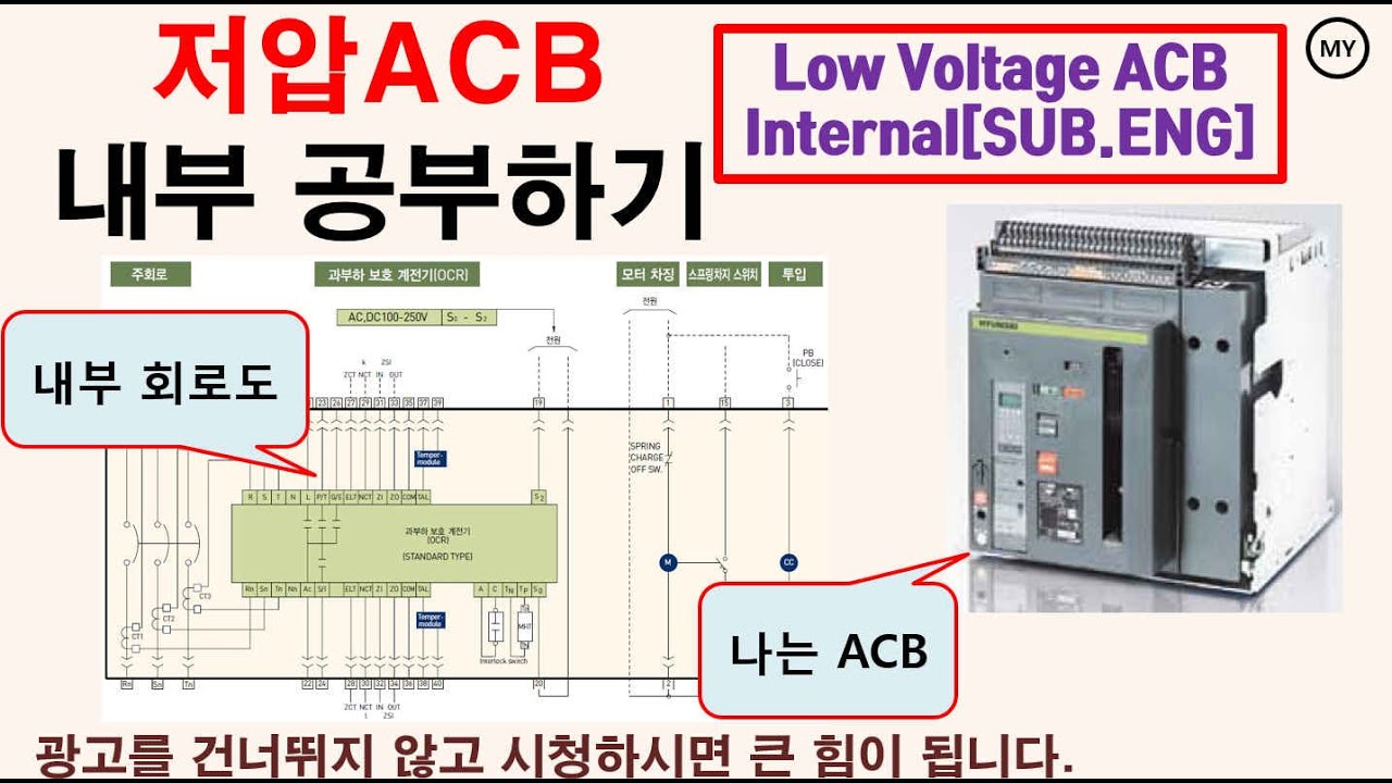 [226]저압 ACB 내부 공부하기 Low Voltage ACB Internal [SUB.ENG]