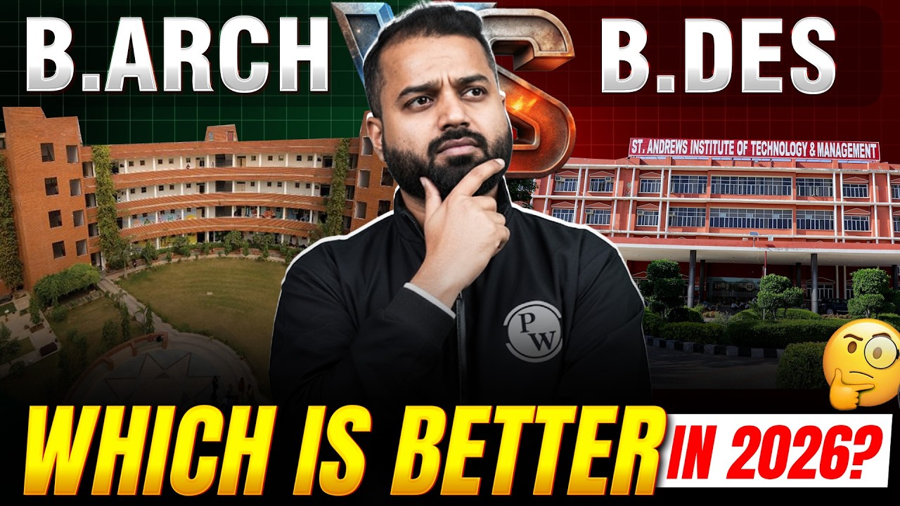 B.Arch vs B.Des After 12th | Eligibility | Exams | Career | Salary & Best Option
