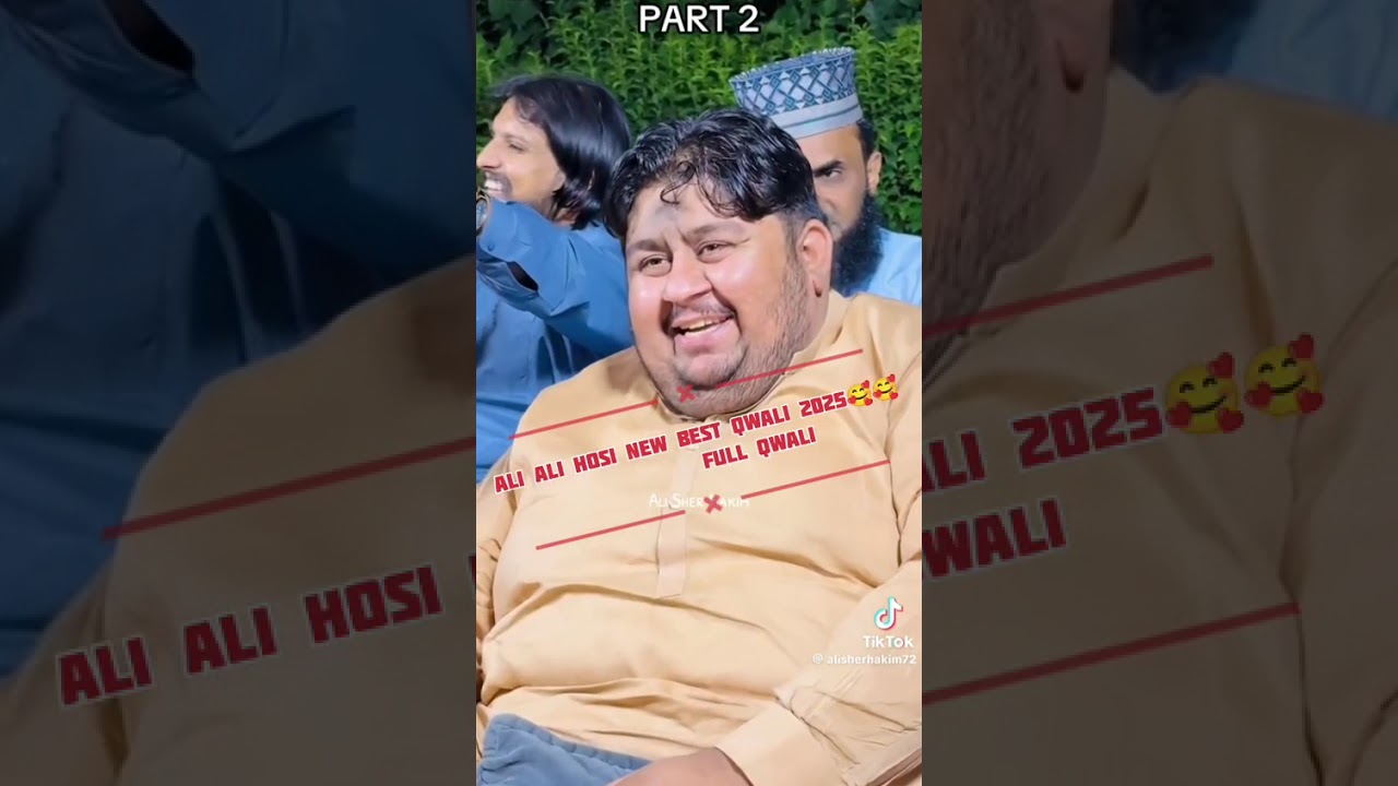 Ali Ali hosi TikTok viral Qwali best qwali Ali wala ya hazri ho 🥰🥰🥰💞💞