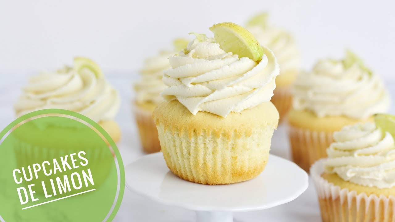 Cupcakes de Limon + Crema de Mantequilla de Limon | Faciles y deliciosos