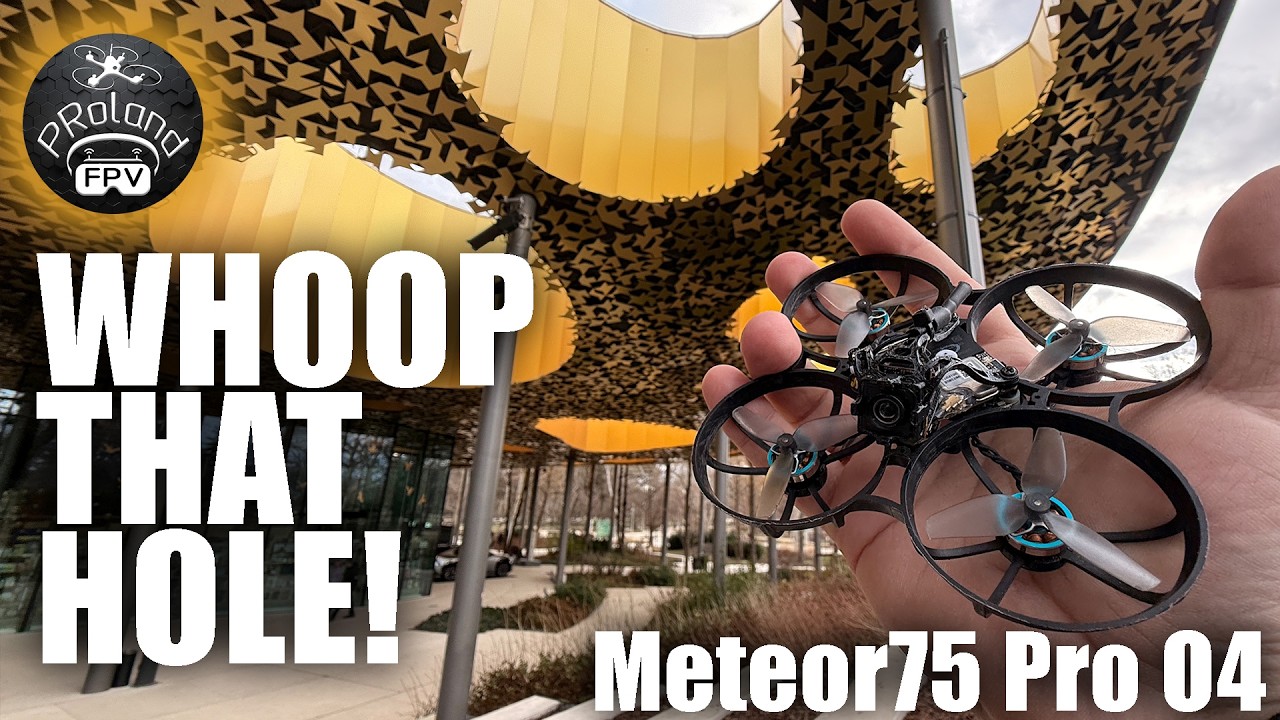 Whoop that hole! Meteor75 Pro O4 freestyle at the House of music - @BETAFPVHobby