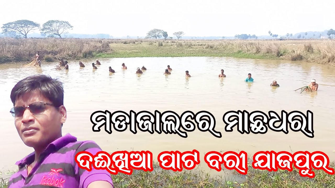 ଗାଁ ପାଟ ରେ ମଡ଼ା ଜାଲରେ ମାଛ ଧରିବା ୨୦୨୬ ବରୀ ଯାଜପୁର ଓଡିଶା 