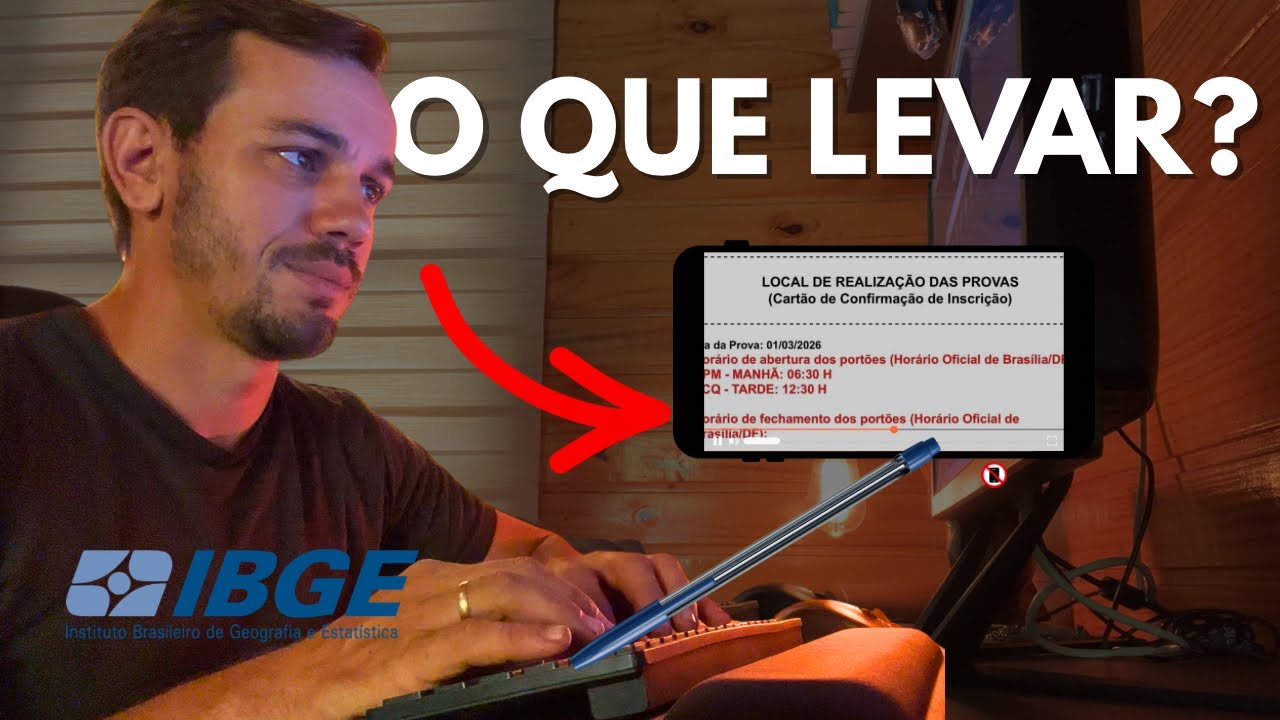 SAIU o Local de Prova do IBGE (APM/SCQ). Cartão de confirmação!