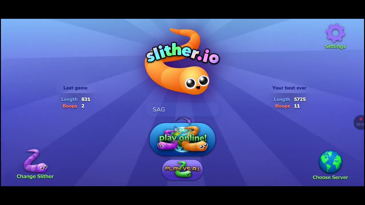 Still BAD at Slither.io!