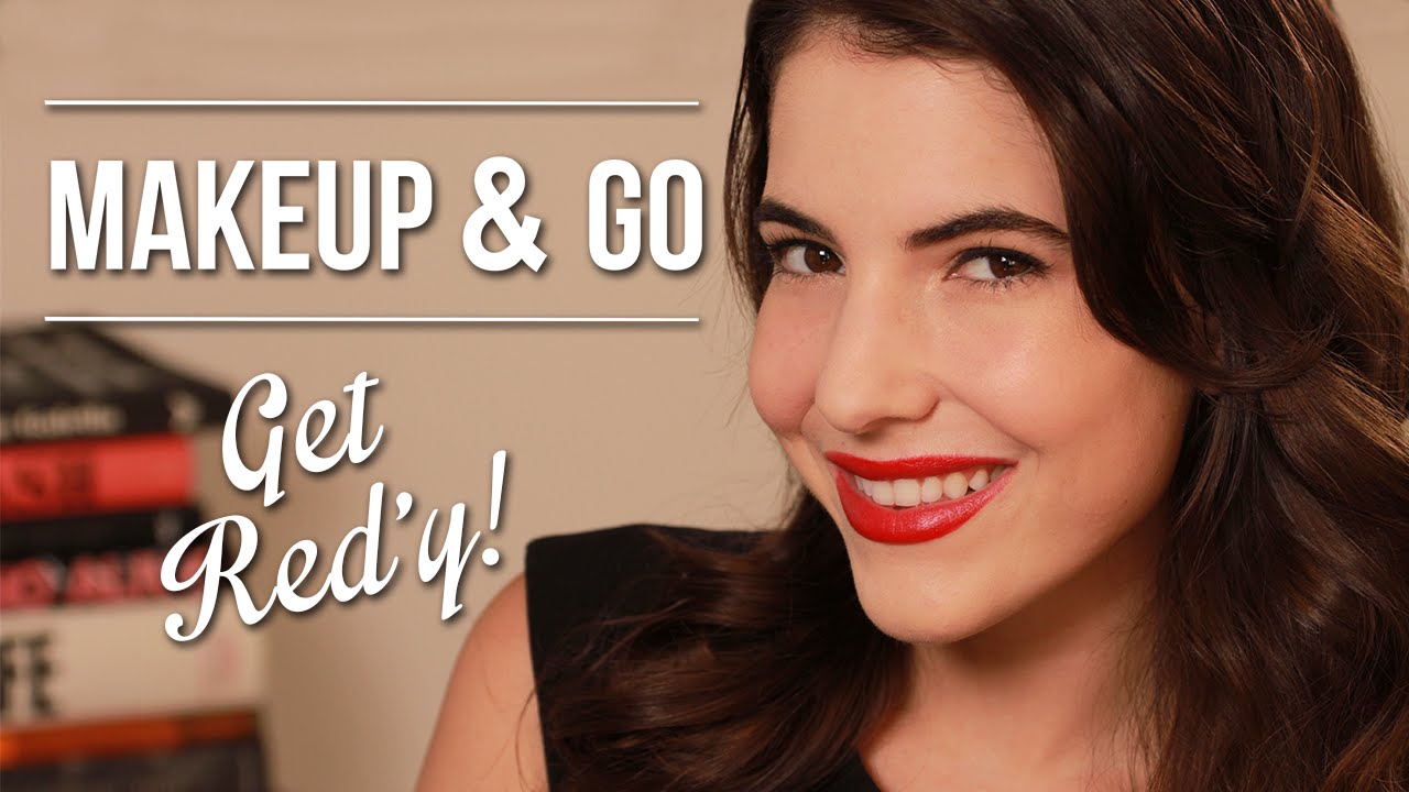 Get Red'y with Rachel Talbott | Makeup & Go // I love makeup.