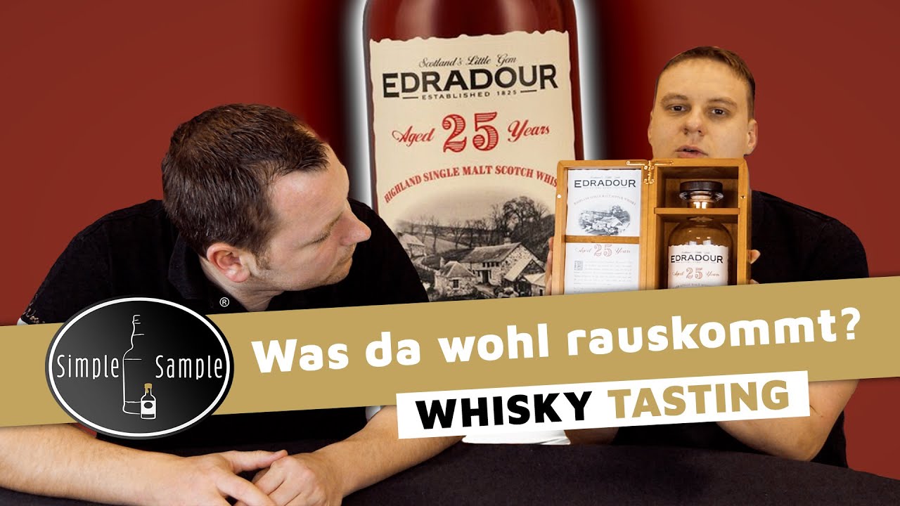 Edradour 25 Jahre Whisky Tasting - Simple Sample