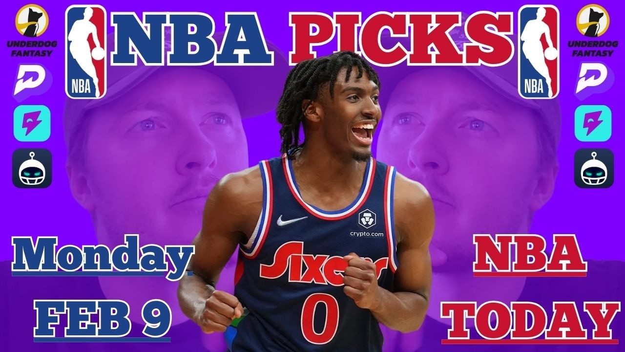 (7-2 RUN) My 5 Best NBA Picks Today | Monday February 9 | Player Props, Bets, and Predictions