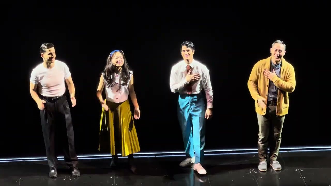 Maybe Happy Ending Musical Broadway - Curtain Call Bows - Belasco Theatre - NYC - 6/10/25