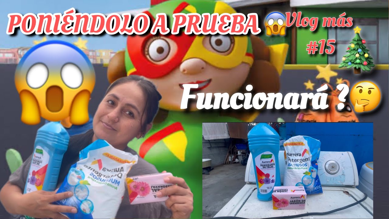 Poniendo a prueba el jab&oacute;n marca Aurrer&aacute; 😱🥹FUNCIONA? 🤔🫧producto nuevo 🫧🫧#suscribete #vlogmas2024