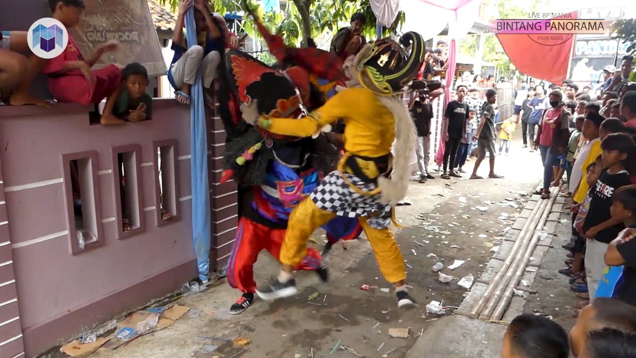 Rahwana Gugur sama Anoman Putih - Burok BP (Bintang Panorama) Live Karangsembung 05-04-2021