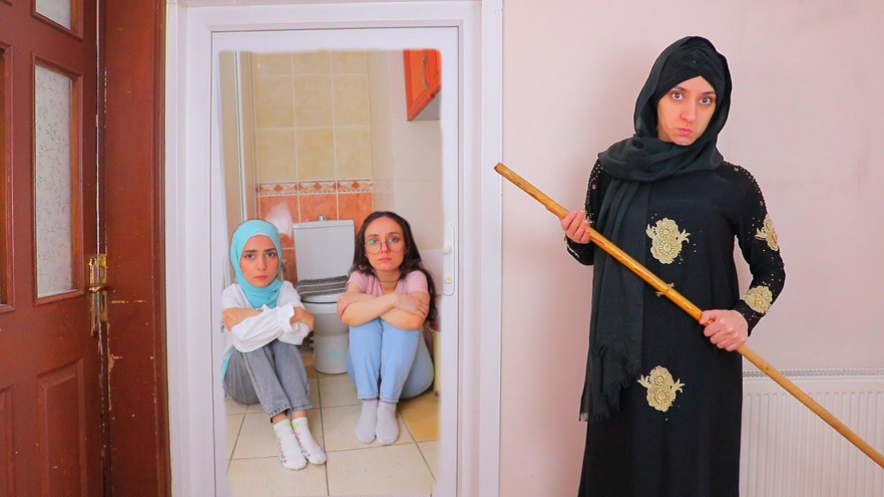أمي حبستنا بالحمام يومين !!