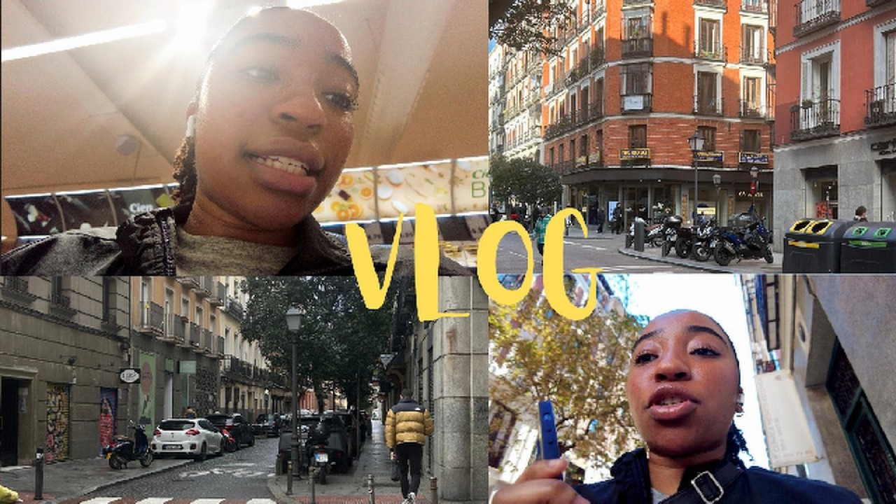 Madrid Vlog 1 | getting back into the swing of things, food shopping and more x