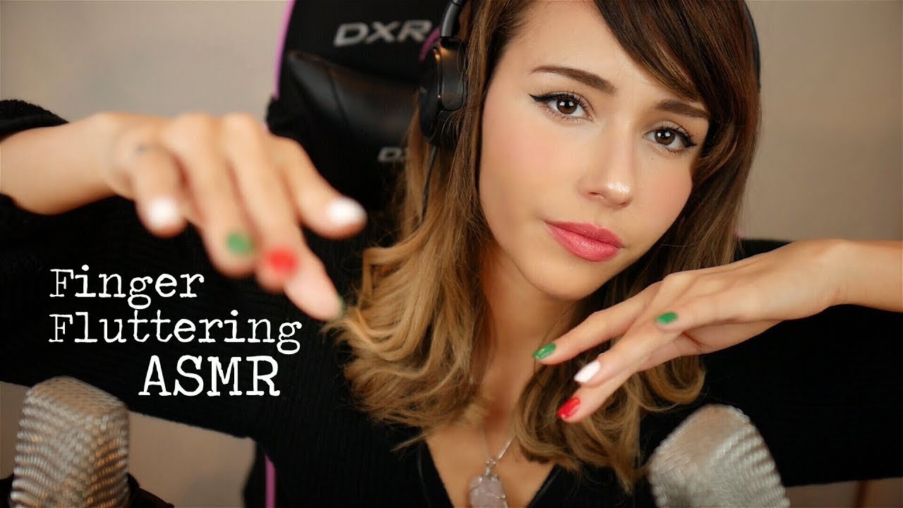 ASMR Fluttering Fingers to Reduce Stress & Anxiety ~ whispering you to relax ~