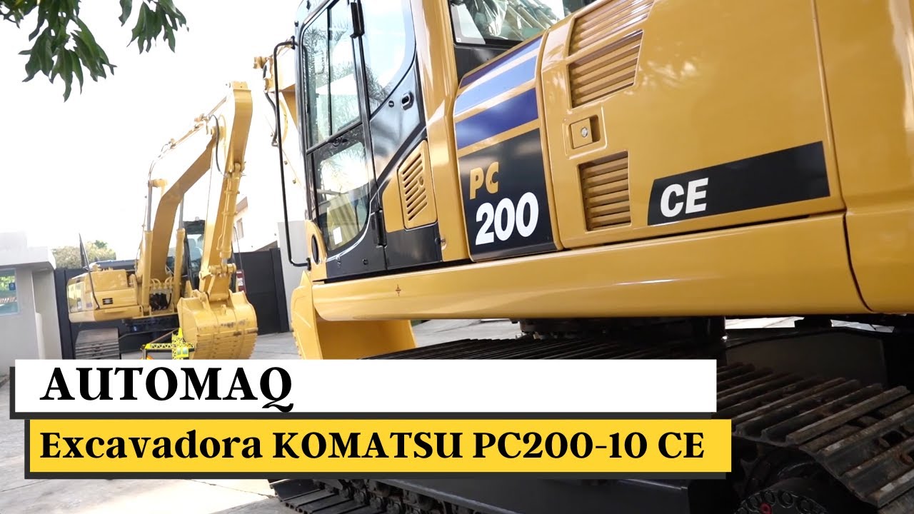 AUTOMAQ presentó la nueva Excavadora KOMATSU PC200-10 CE