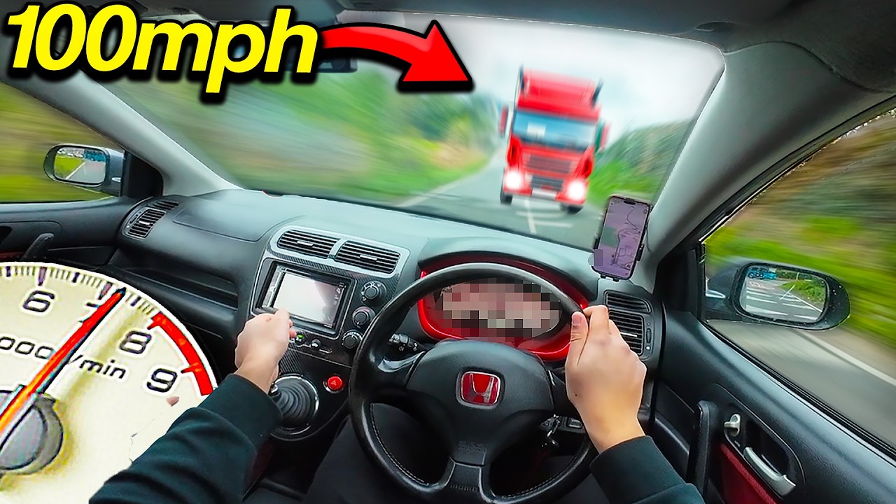 Впервые за рулём Honda Civic TYPE R EP3