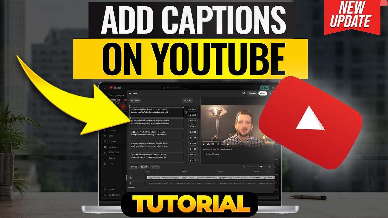 How to Create and Edit Captions and Subtitles in YouTube