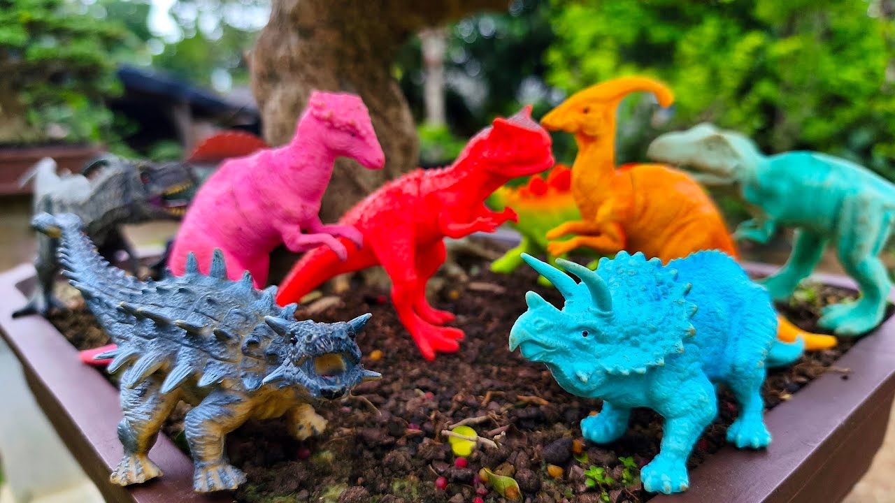 Learn Dinosaurus Name Jurassic World Dominion: t-rex🦖/ Brachiosaurus/ Brontosaurus/ KingKong Gorilla