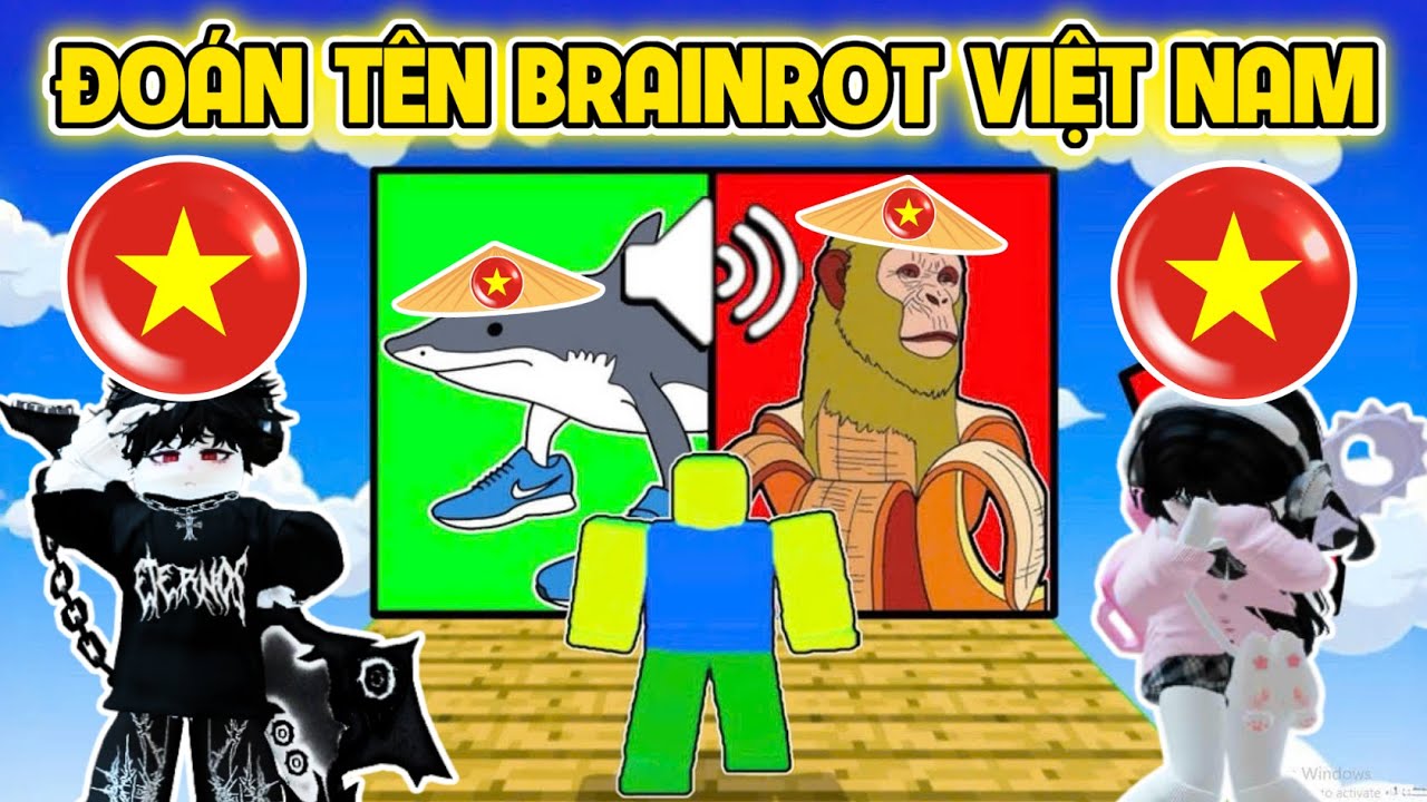 BEDY VÀ MEO CƯỜI XỈU KHI ĐOÁN TÊN BRAINROT VIỆT NAM | ROBLOX