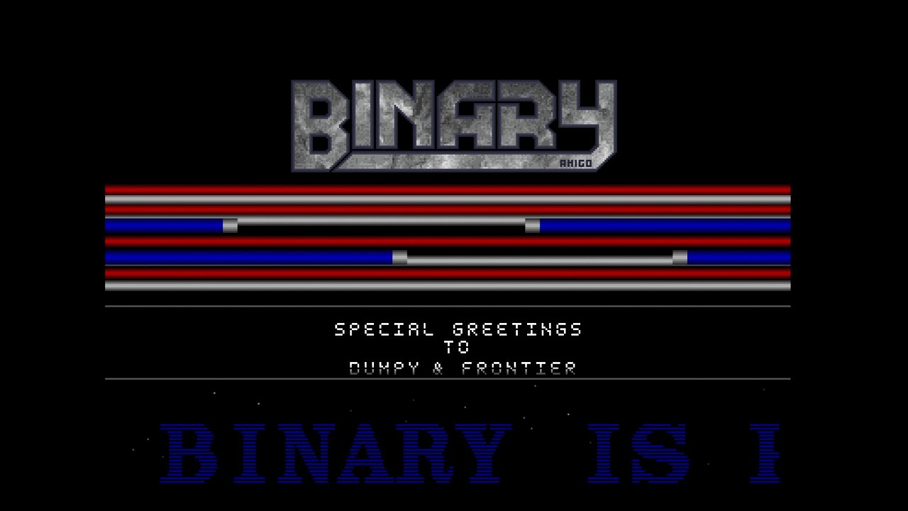 Commodore Amiga demo: Binary - Fuck the School (1992)