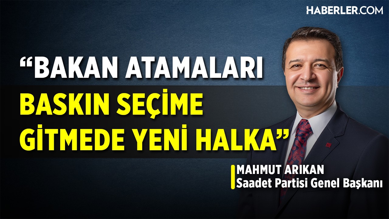 Mahmut Arıkan: Bize 1 Yıl Versinler, 1 Yılda Türkiye'yi Yaşanabilir Bir Hale Getirebiliriz