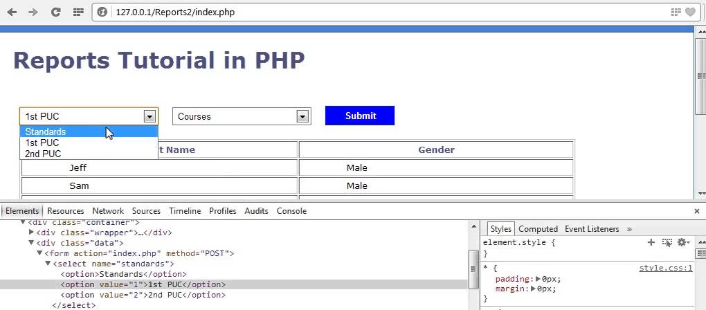 How to create reports in PHP part-6