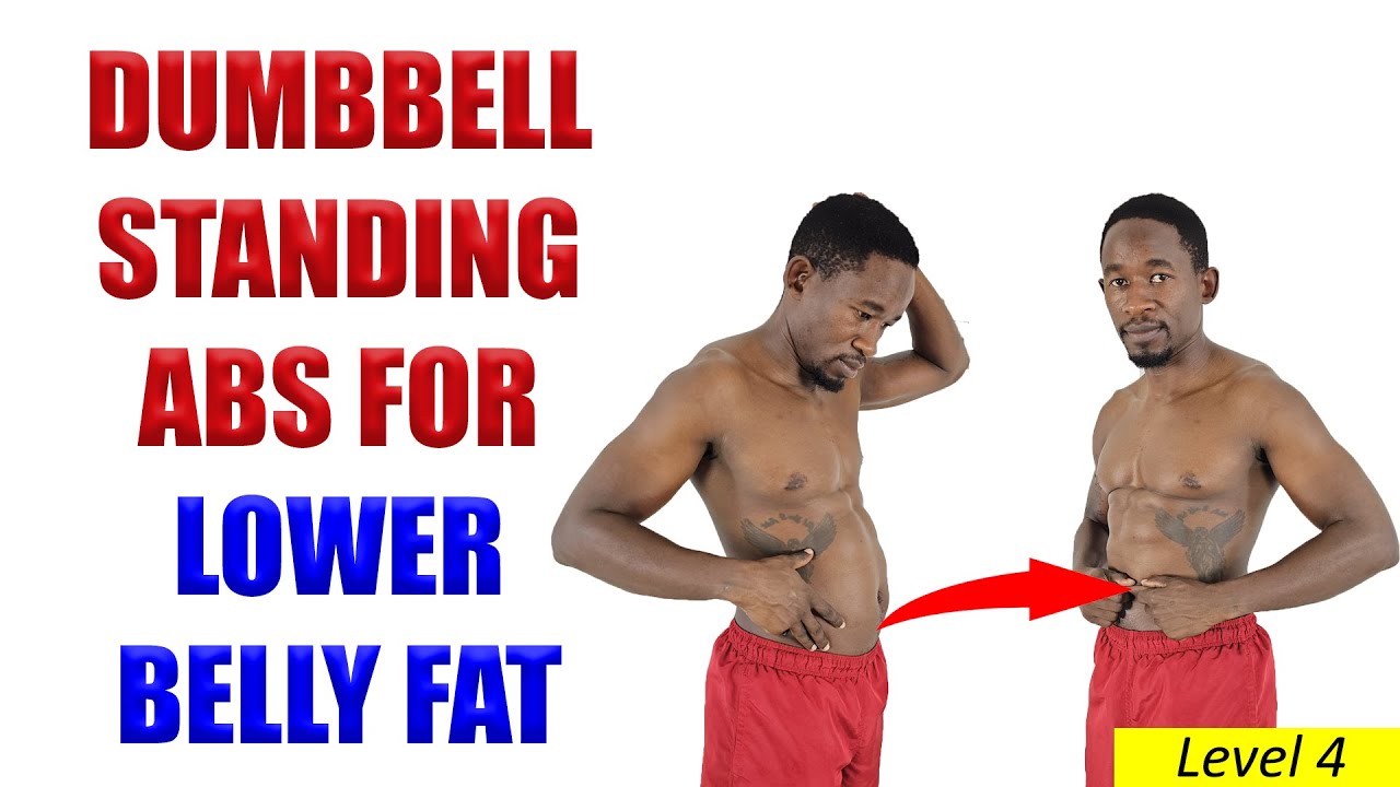 🔥The BEST DUMBBELL STANDING ABS Workout for Lower Belly Fat - Boosts Metabolism 24+ Hours🔥