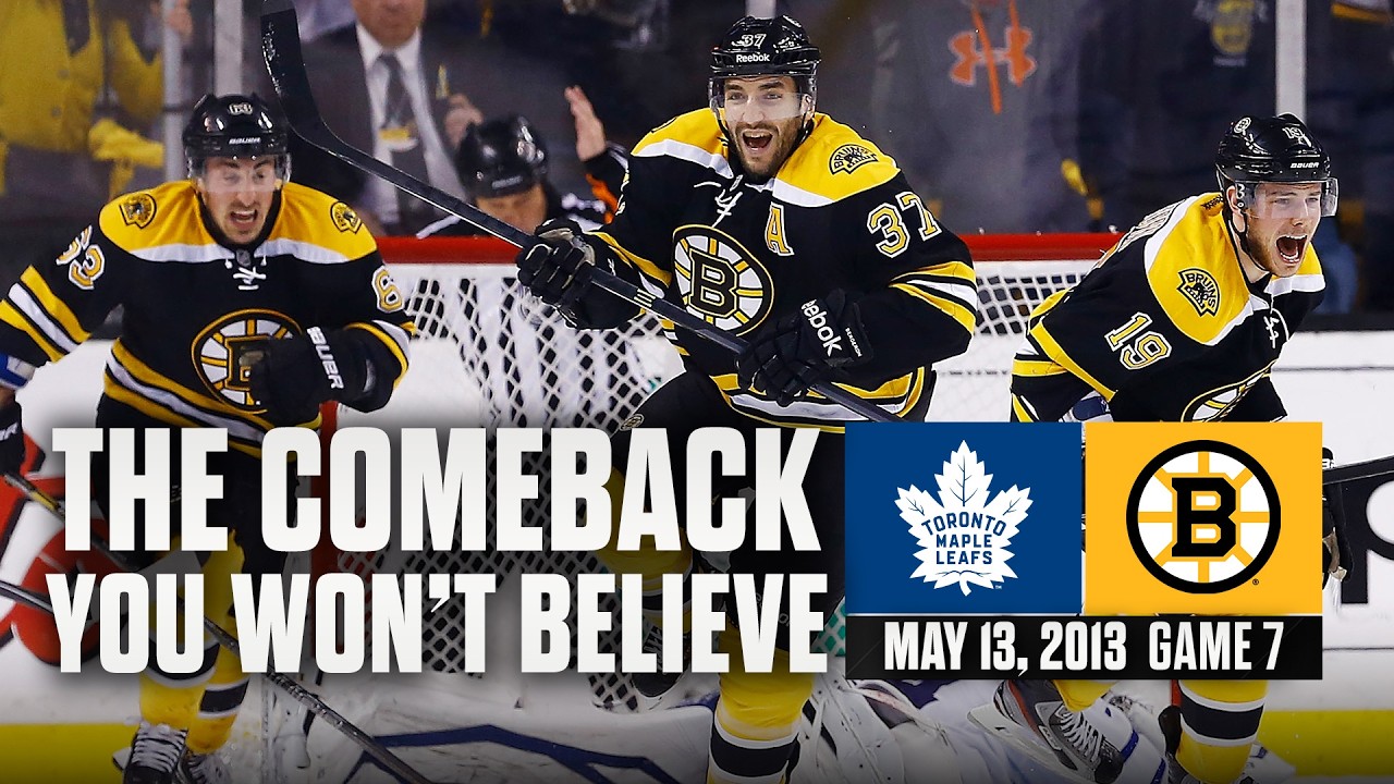 FULL REPLAY: Unbelievable Game 7 Comeback | Leafs vs Bruins | 2013 Stanley Cup Playoffs