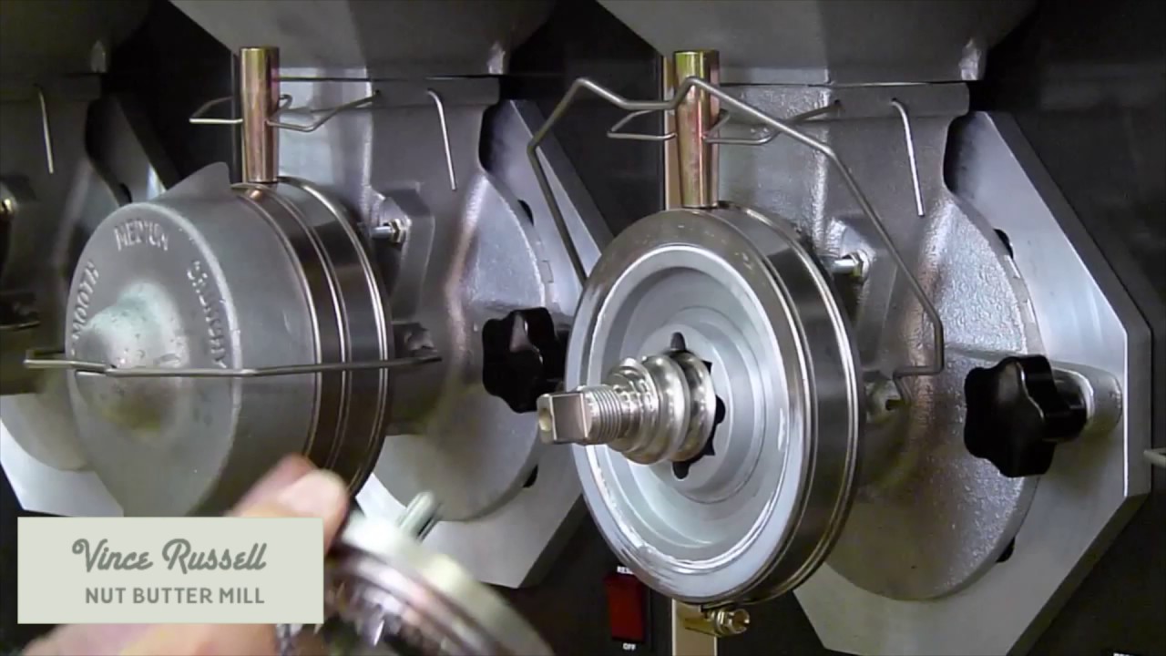 Cleaning the Nut Butter Mill — Vince Russell’s Nut Buller Mills Machine Peanut Butter etc