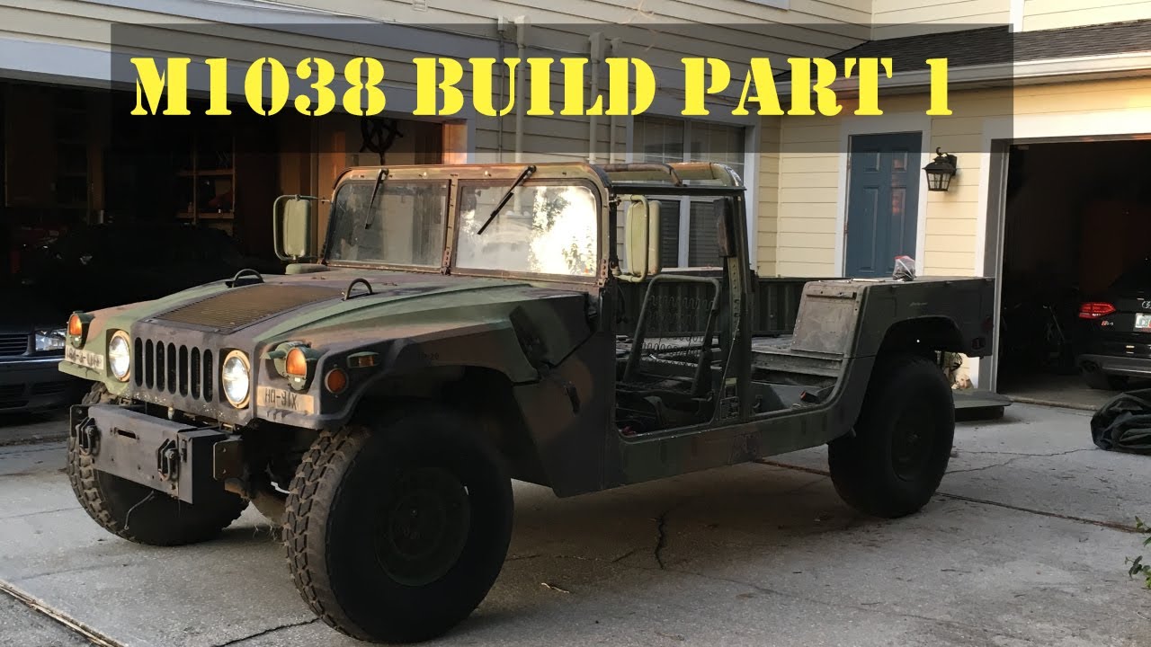 How to start off your Humvee build: Get it stripped down and make a plan!