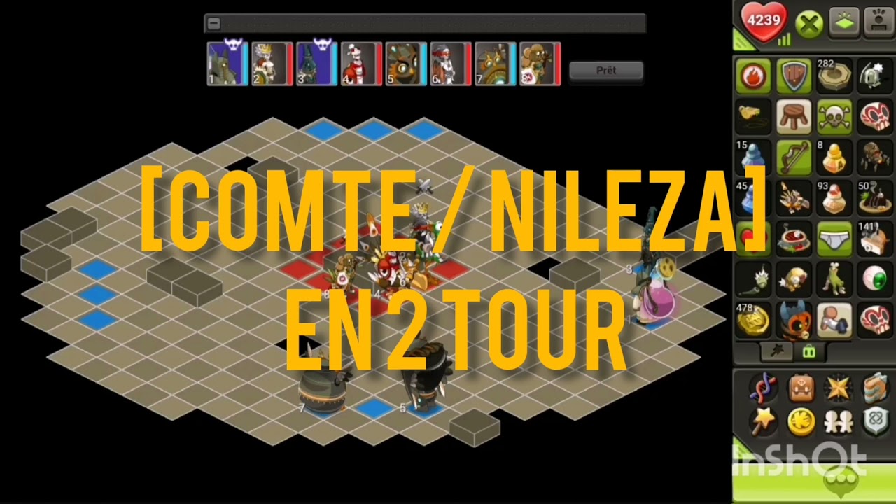[DOFUS TOUCH] DOUBLE BOSS COMTE/NILEZA EN 2 TOUR