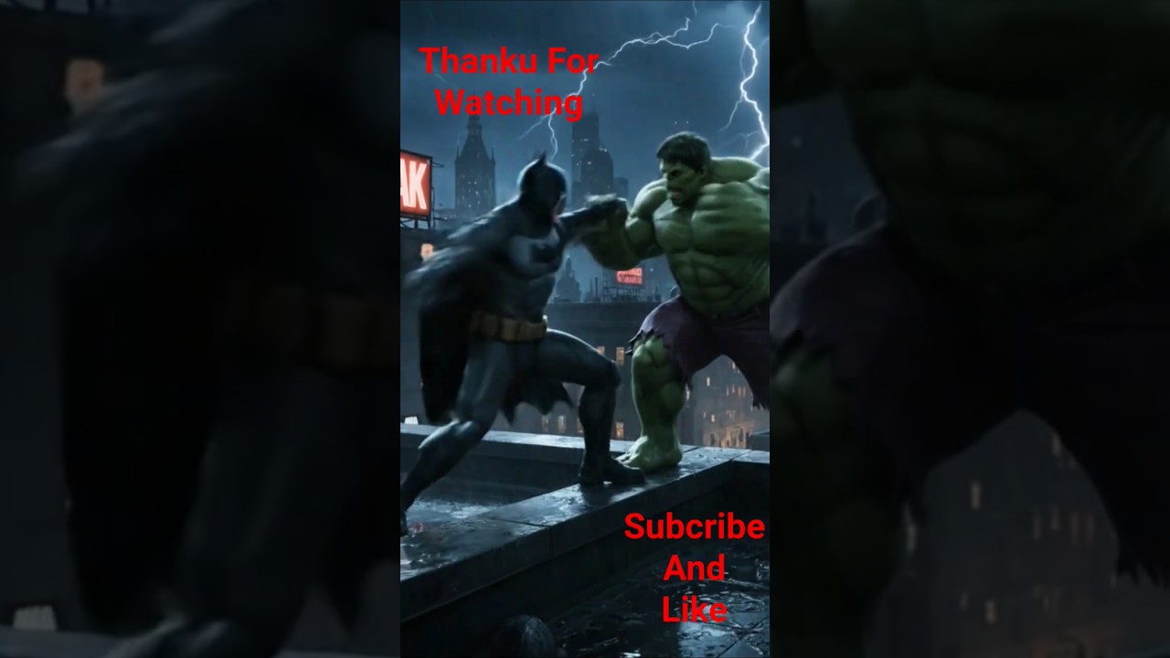 ​STRENGTH vs STRATEGY: Batman vs Hulk - Full Fight (Short & Powerful)