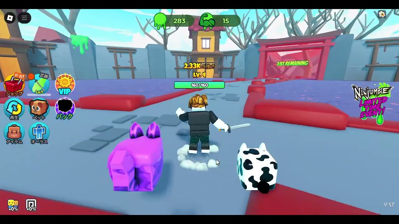 【剣士としてリボーン】刀を強くするぞー！【Roblox】