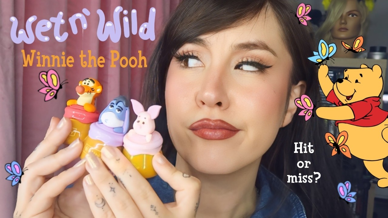 @wetnwildbeauty WINNIE THE POOH! SWATCHES,TRY ON+WEAR TEST!HIT OR MISS?!NEW MAKEUP AT THE DRUGSTORE
