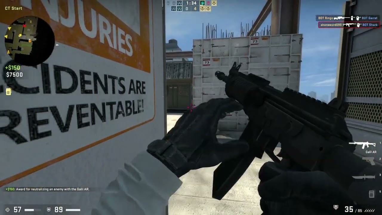 Counter Strike Global Offensive Gameplay (Vertigo)
