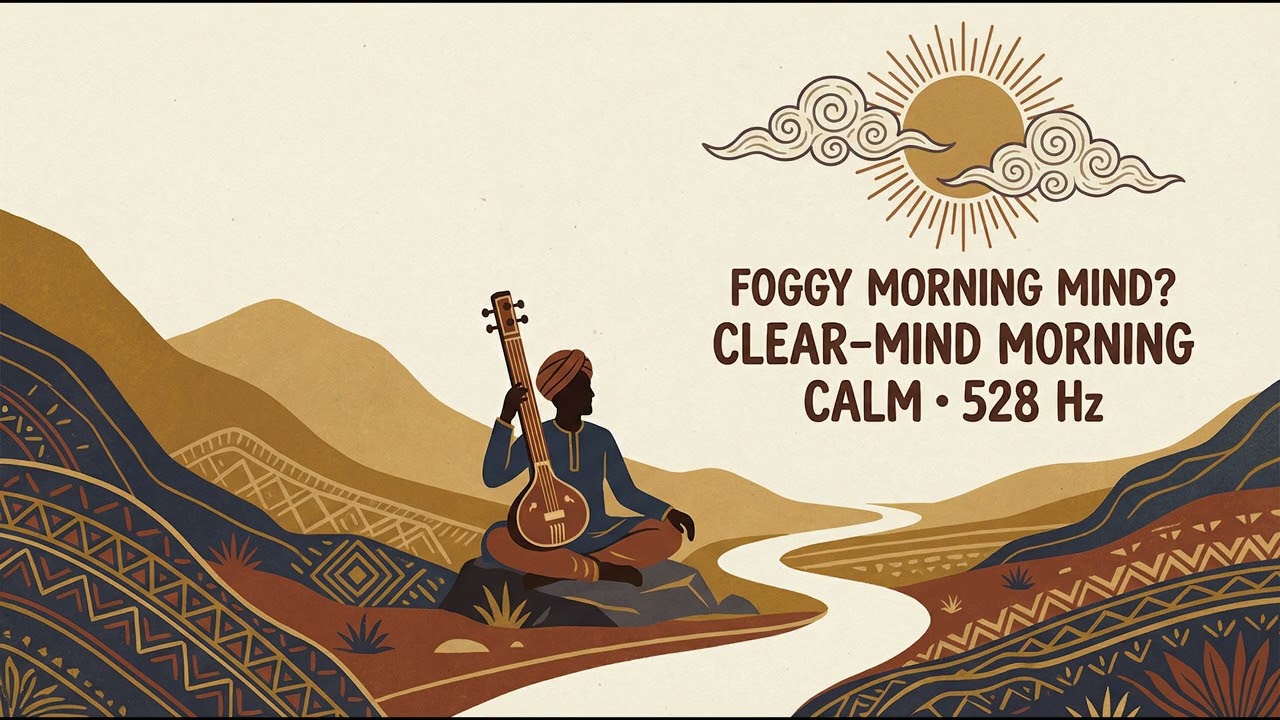 Wake Up Happy ☀️ 432Hz Indian Classical Sitar for Positivity & Clear Mind