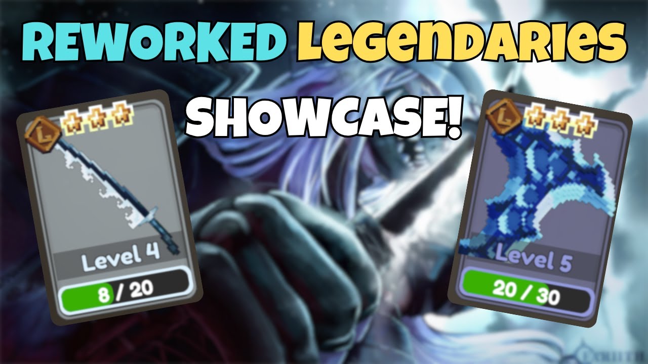 Showcasing Reworked Legendaries in Pixel Blade