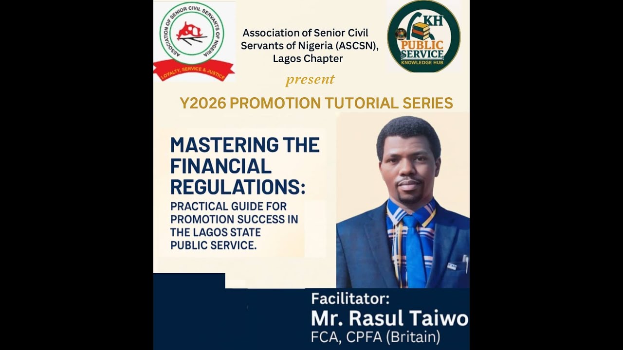 Mastering the Financial Regulations Practical Guide for Promotion Success in the Lagos State Public