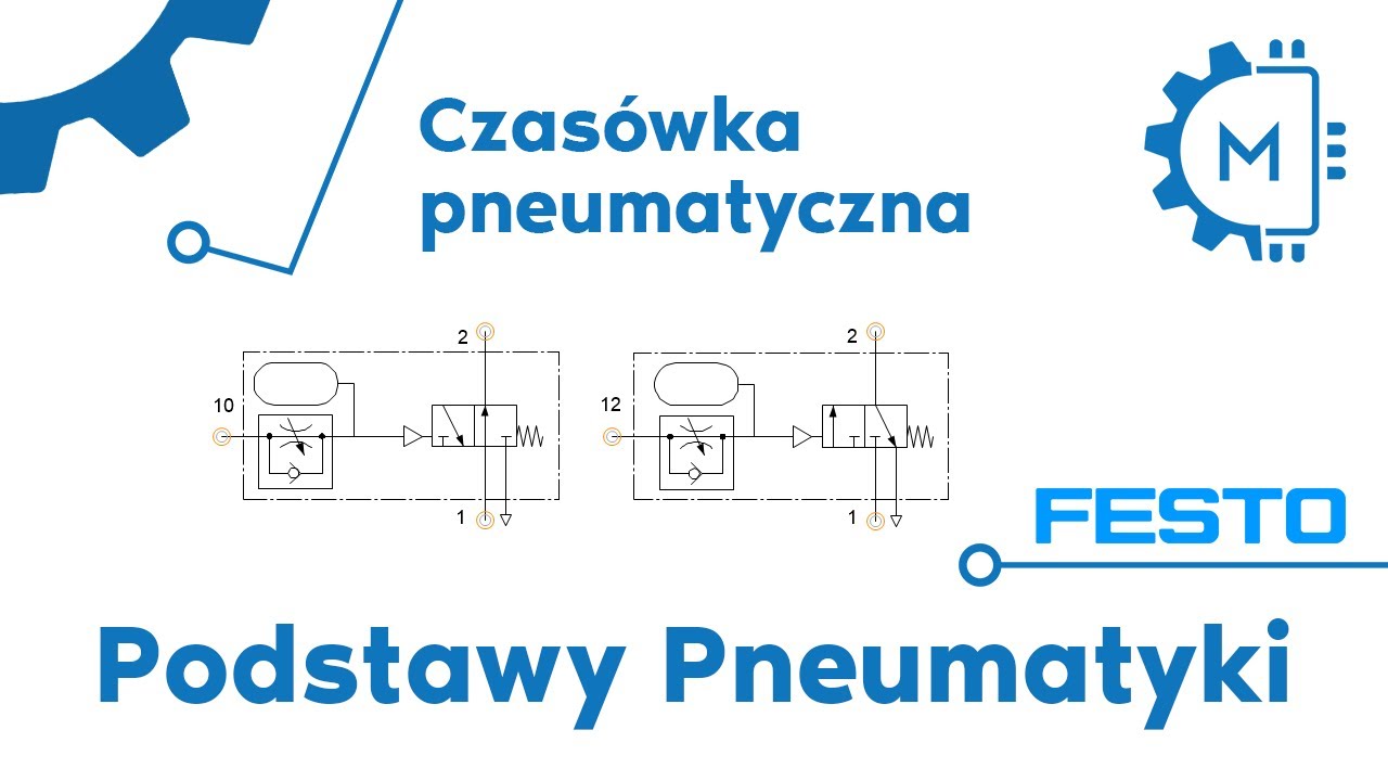 Festo FluidSim Podstawy pneumatyki:  Czasówka pneumatyczna