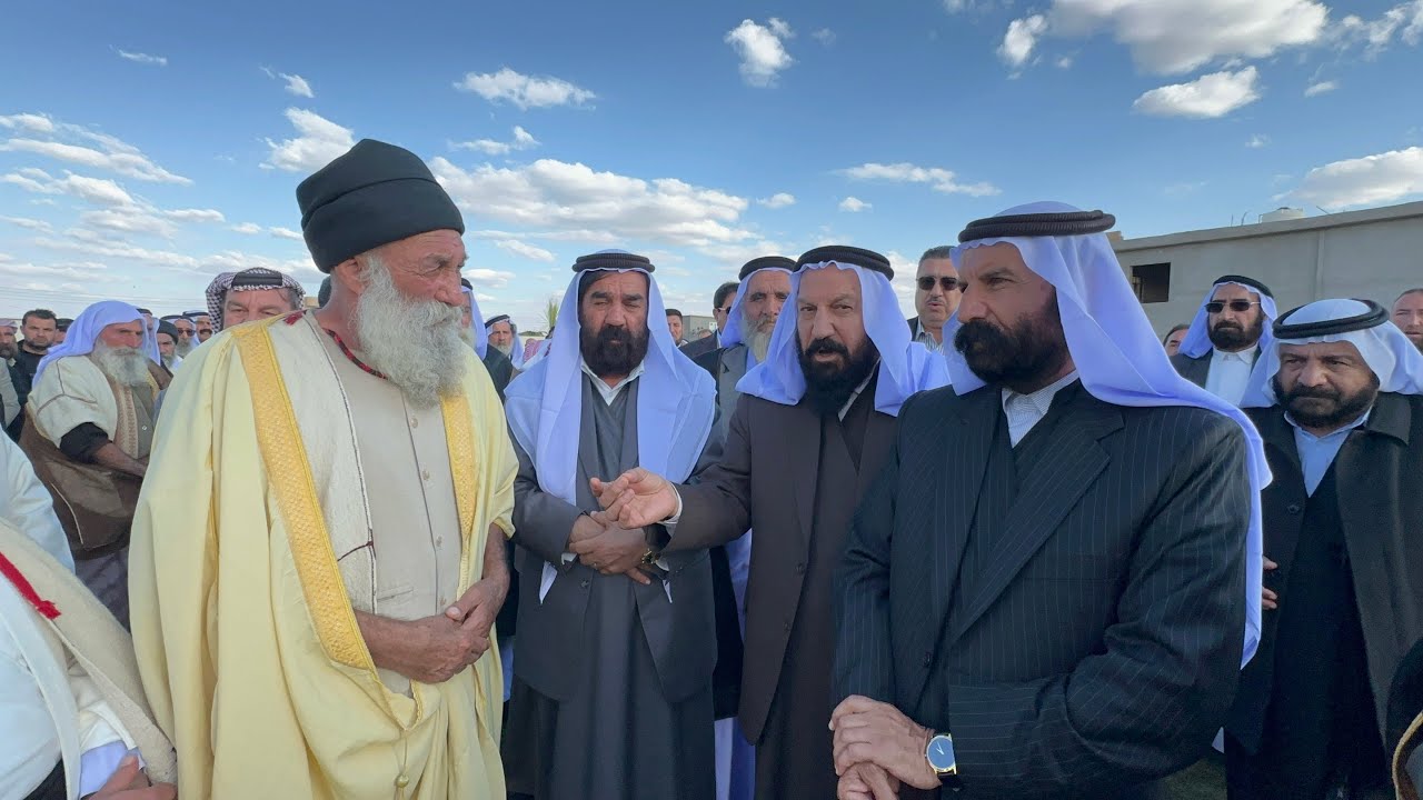 سماحة البابا شيخ يزور ديوان خالد دخيل سيدو آل حمو في ناحية تل عزير