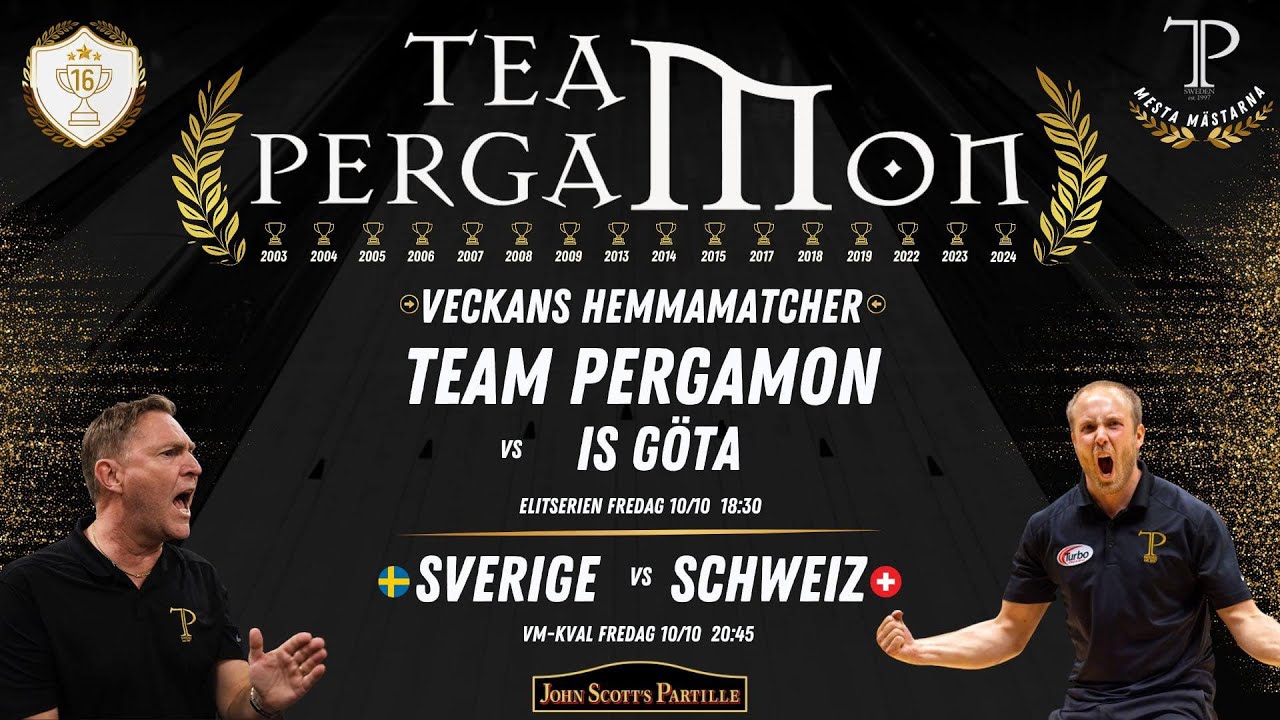 [Elitserien] Team Pergamon BC - IS G&ouml;ta (10/10 - 2025)