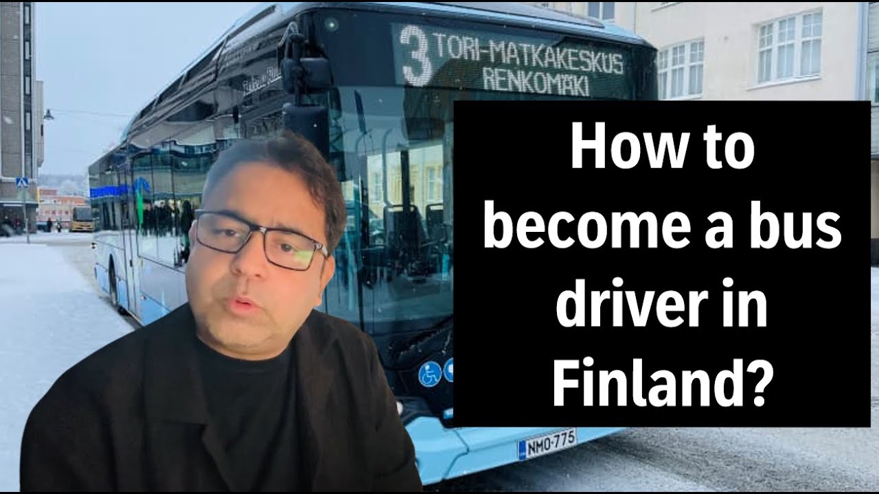 Move to Finland: Bus driver jobs for foreigners