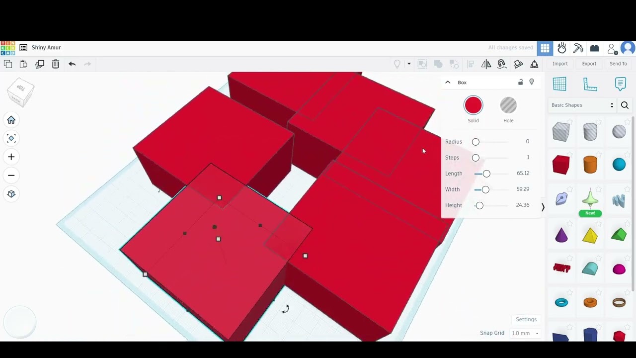 TinkerCad Beginner's Tutorial -- Navigation and Tools