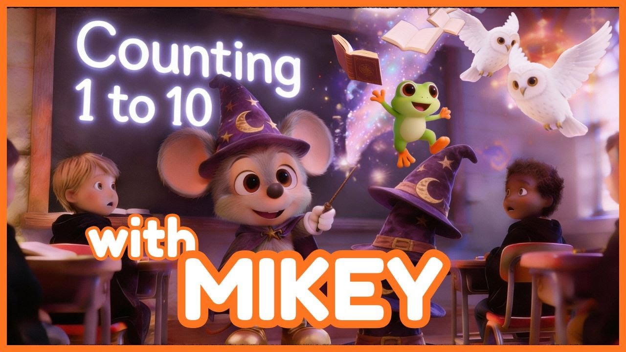 Mikey counts 1 to 10 - in a magical way