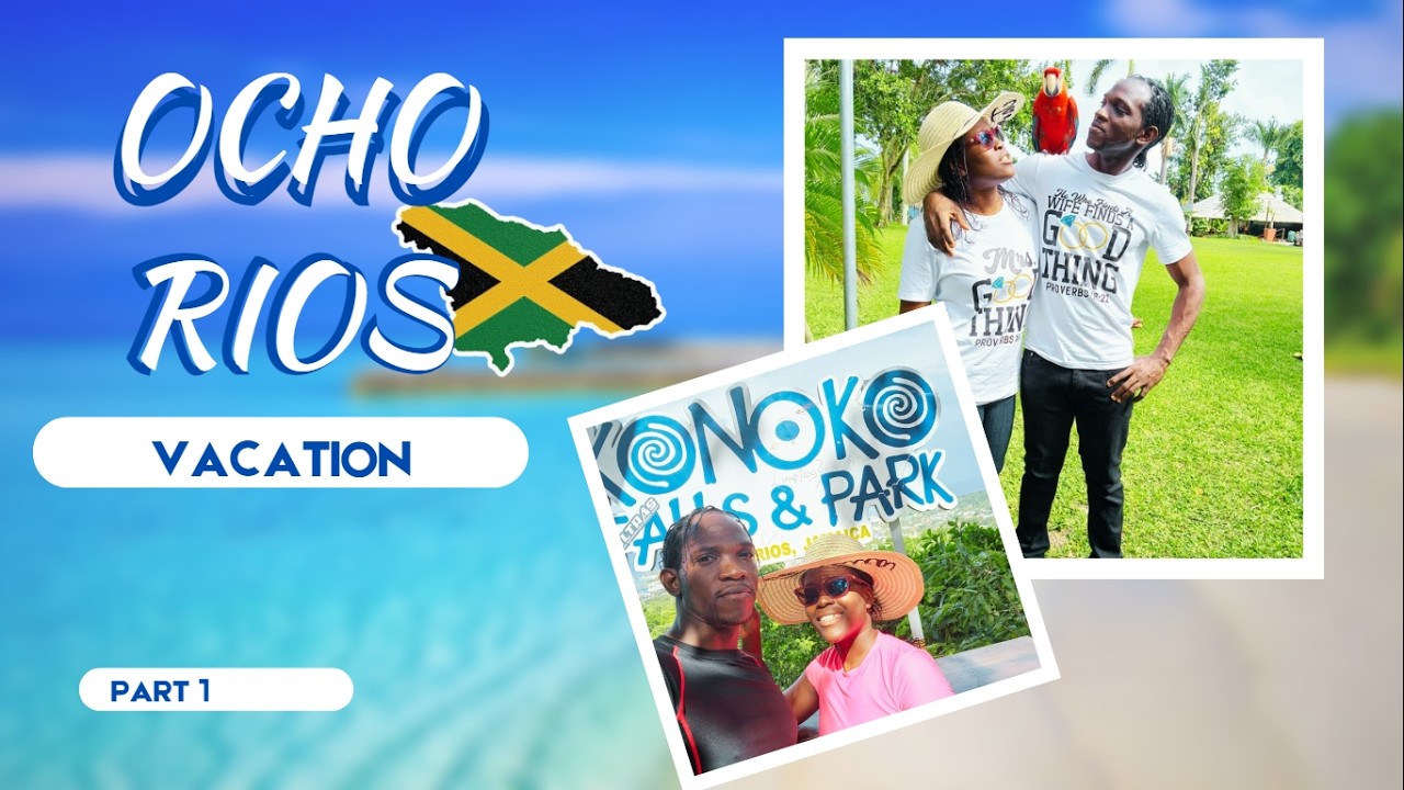 Couple’s Getaway in Ocho Rios, Jamaica 🇯🇲 | Konoko Falls, Local Food & Island Vibes (Day 1)